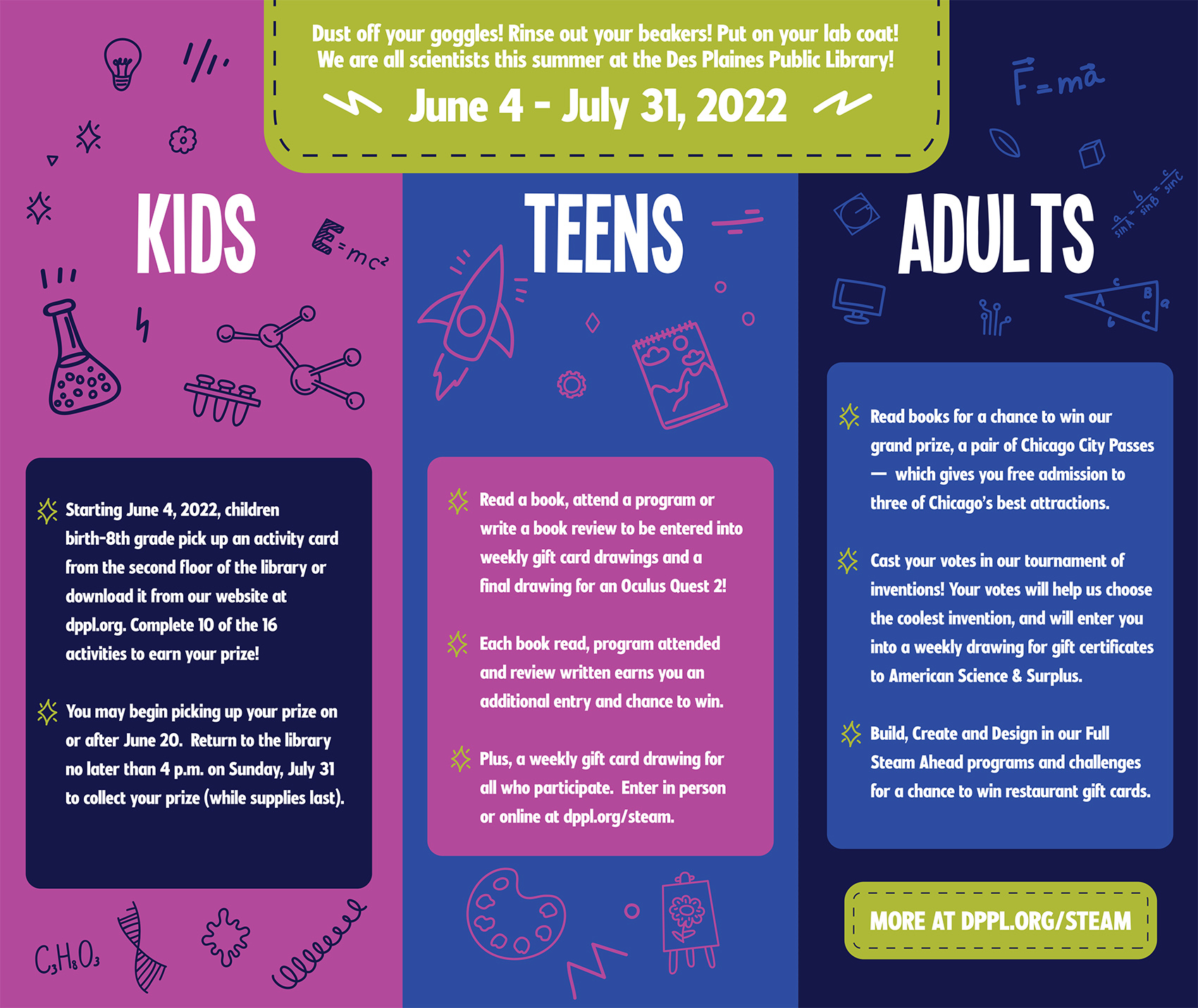 Teen Summer Reading Program Kits - Algoma Public Library