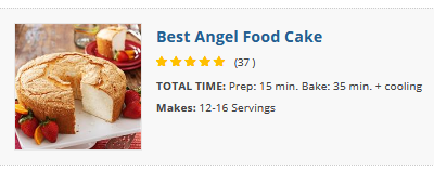 Best Angel Food Cake from Taste of Home 