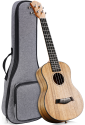 wooden Ukukele with case