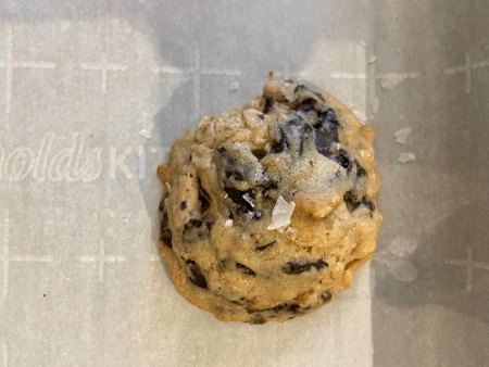 Image of oatmeal chocolate chunk cookie.