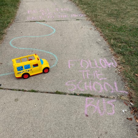 Follow the school bus