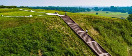 The Cahokia Mounds in Collinsville, IL 