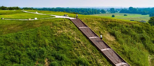 The Cahokia Mounds in Collinsville, IL 