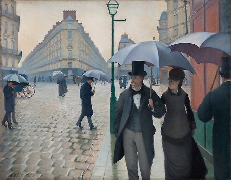 Paris Street, Rainy Day by Gustave Caillebotte