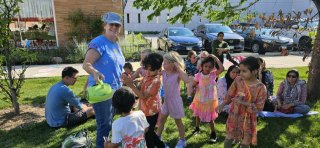 Children dancing