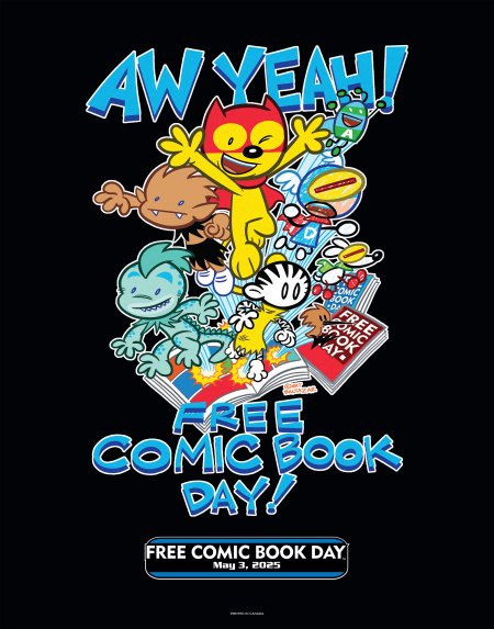 Aw Yeah Free Comic Book Day logo 