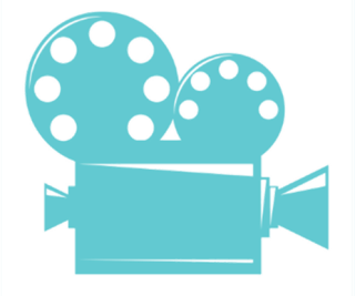 icon of a reel film projector that links to a list of items in the 