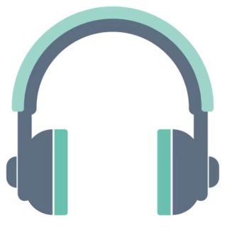 icon of over-the-ear headphones that links to a list of items in the 