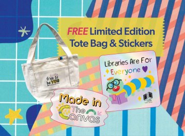 Tote bag reading